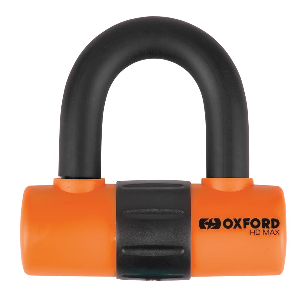 Oxford Security Orange Oxford Motorcycle Security Hd Max Brake Disc Lock Sold Secure (Orange)