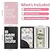 2Pcs 100 Envelopes Money Saving Challenge,Mini Money Saving Binder,budget binder with cash envelopes，New 100 day savings challenge binder- Savings Challenges Book to plan and Save $5,050