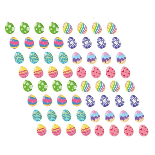 Guirnalda de huevos de Pascua con 8 serpentinas de papel para colgar 2