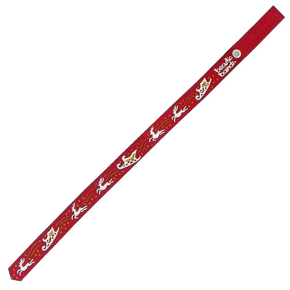 Beastie Band Katzenhalsband, Rentier und Schlitten Design