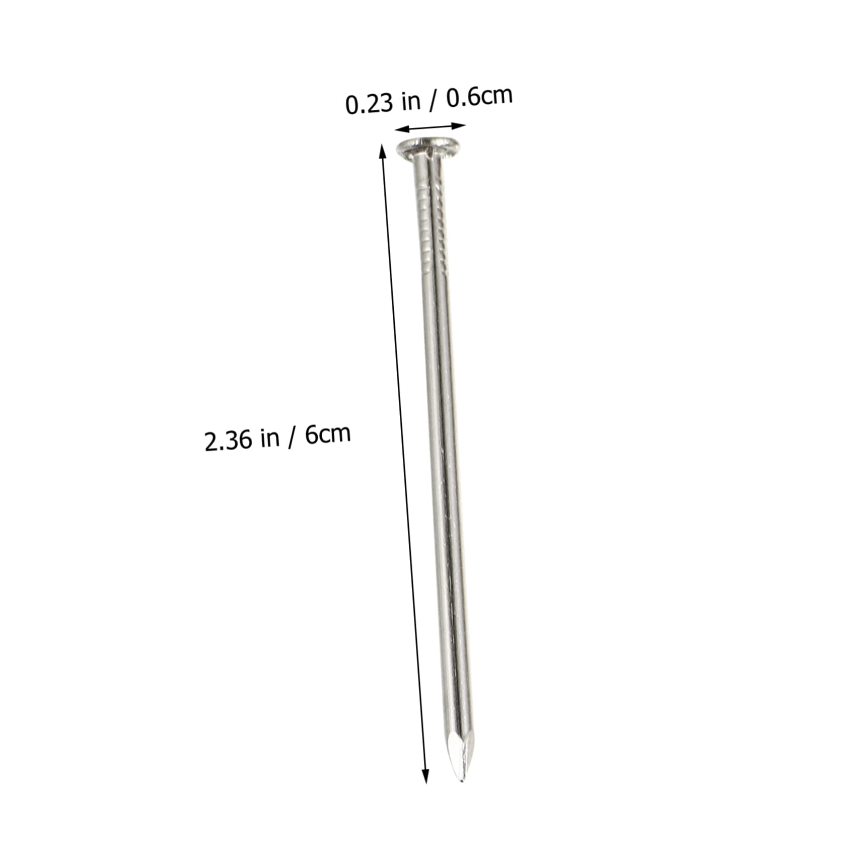 IWOWHERO Nails for Hanging Pictures 304 Stainless Steel Assortment Kit 460 Pieces Reusable and Sturdy