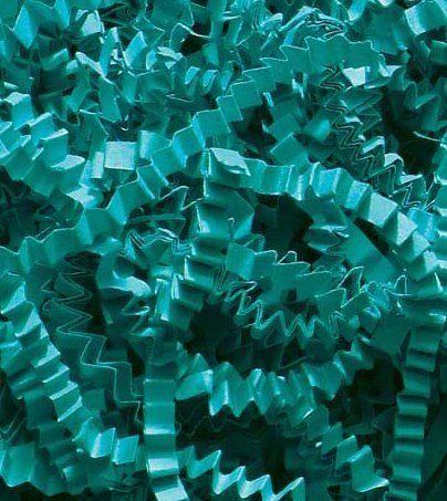 1/2 LB Crinkle Cut Paper Shred - Turquoise
