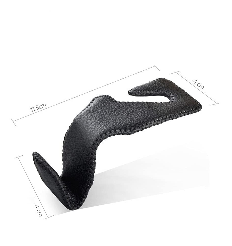 JJiaoLinin Gancio Poggiatesta Auto,2PZ 360° Rotazione Universale Auto Poggiatesta Gancio per Poggiatesta Auto Nascosto Girevole per Auto Gancio Seggiolino Auto con Porta Cellulare per Borse Ombrelli