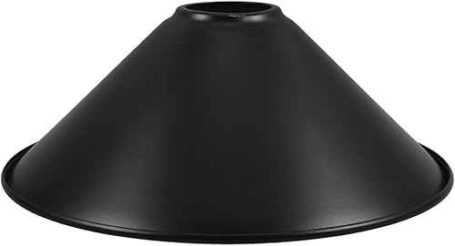 ARTIBETTER Lámpara de techo moderna con cono de metal, protector de luz de pared compatible con LED para proyectos de bricolaje