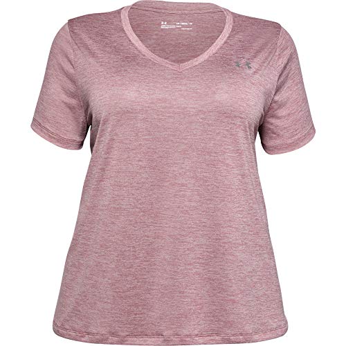 Image of Under Armour Plus Size Tech Solid Short Sleeve V-Neck