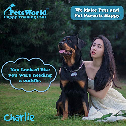 PETSWORLD Extra Large Potty Pads for Dogs, Odor Eliminating 30" x 36" Pee Pads for Dogs, Gigantic XL Dog Pads, 5 Layer Ultra Absorbent Technology, Leak Proof Training Pads for Dogs & Cats, 150 Count - Image 5