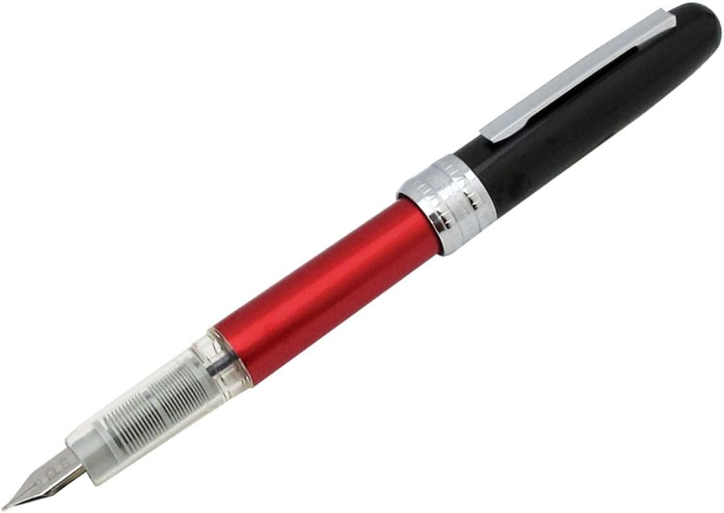 Platinum Plaisir fountain pen red axis fine print (F) PGB-1200A # 70-2 (japan import)