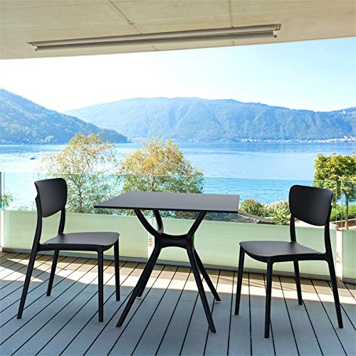 Compamia Monna Outdoor Dining Chair In Black (Set Of 2) #TOP6