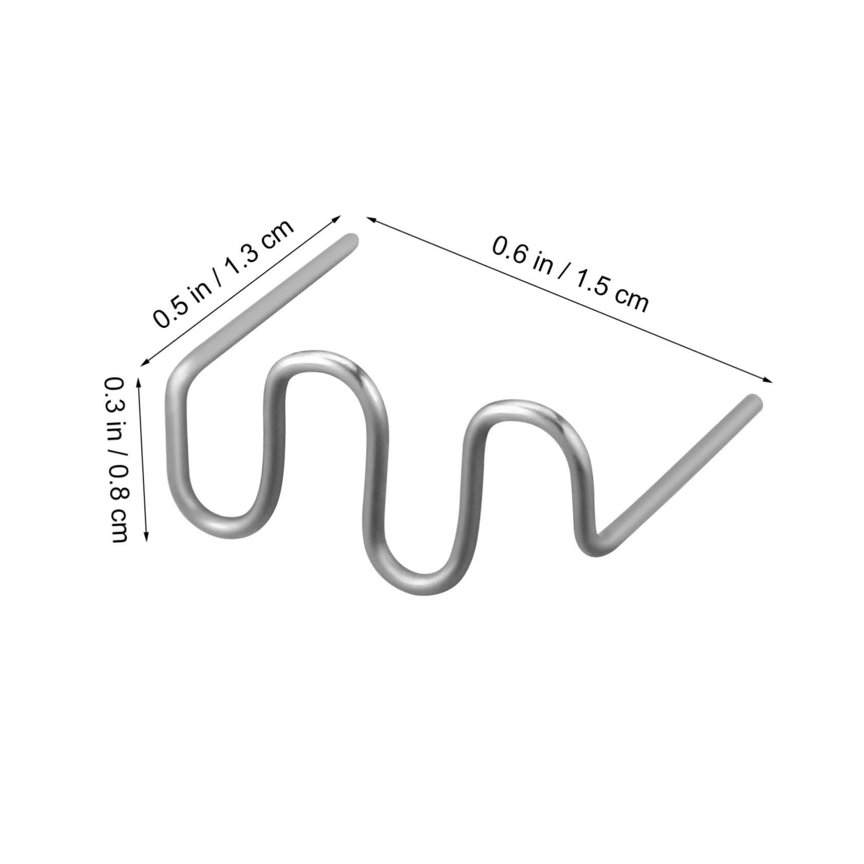 Holibanna 500Pcs Bumper Repairing Welding Rods Car Repair Tool for Welding Easy to Use No Flux Required High Strength Weld Seam Compatible with Various Metals