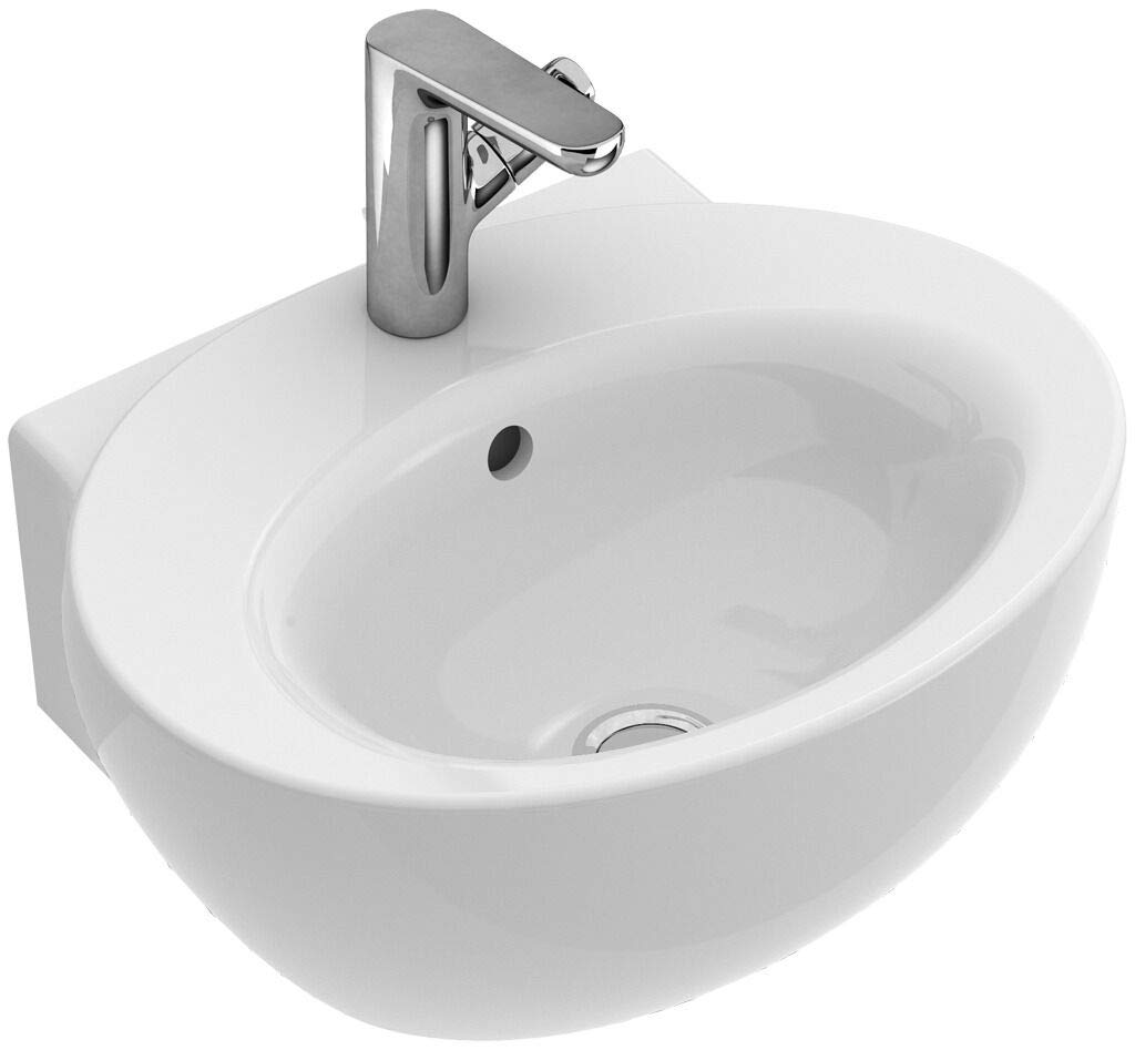 Villeroy & Boch Handwaschbecken Aveo new generation 41315G 505x410 Weiß Alpin Ceramicplus, 41315GR1