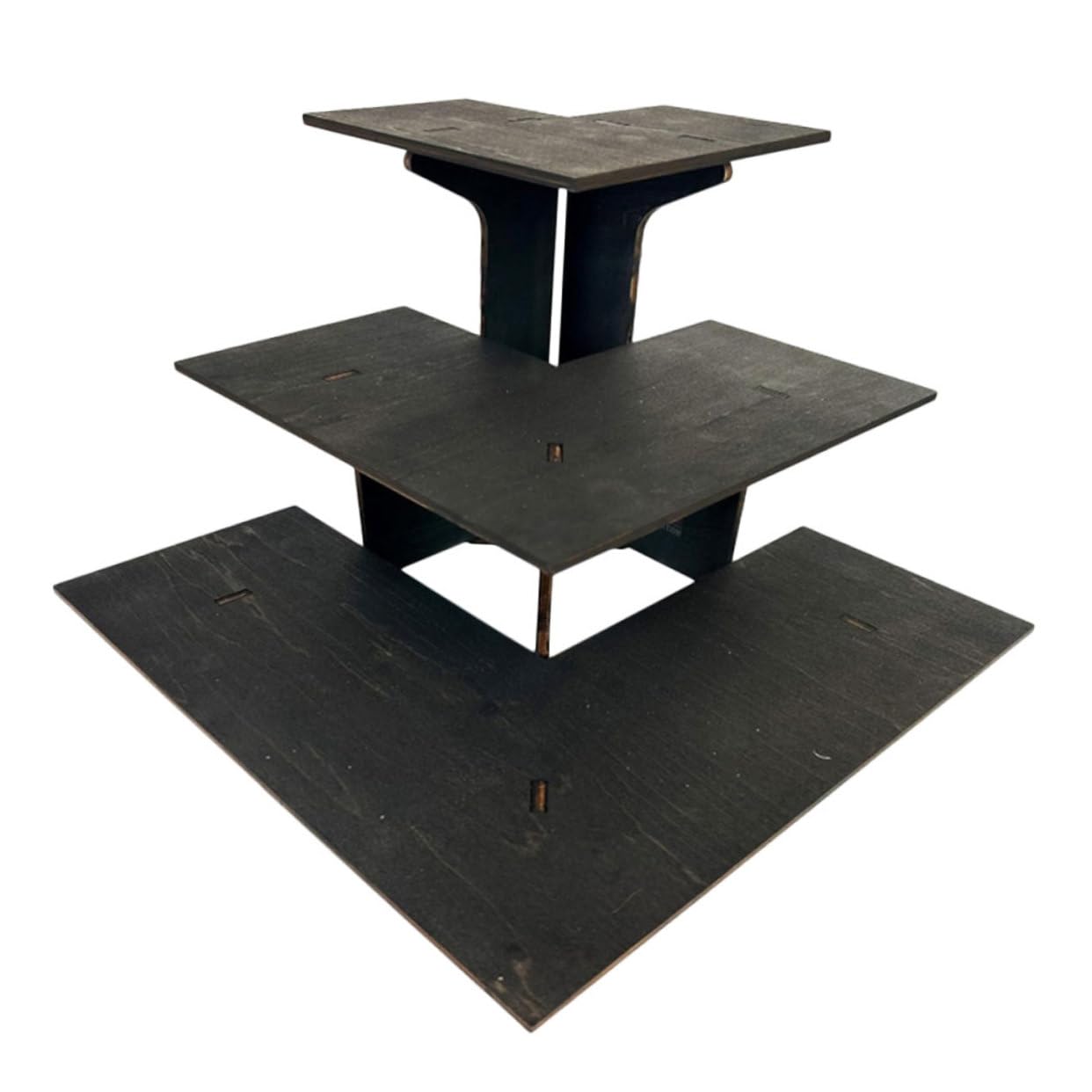 Anneome 1 Set Portable Display Stand Corner Shelf for Snacks Products Quick Assembly Craft Show Rack Elegant Retail Table Riser for Vendors Markets