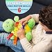 Buckle Toys - Bucky Turtle - Toddler Learning Activity - Develop Motor Skills and Problem Solving - Counting and Color Recognition - Sensory Stuffed Animal Travel Toy