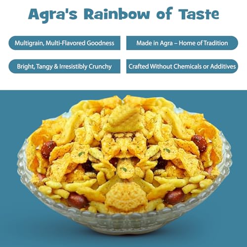 Image of Panchi Satrangi Mixture Namkeen (300gm) Agra Special Crunchy and Flavorful Indian Snack Spicy Tangy and Tasty Perfect for Tea Time and Munching