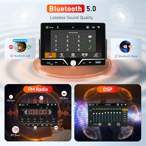 Radio Auto Driauto 7 Pulgadas Pantalla Táctil HD miniatura 3