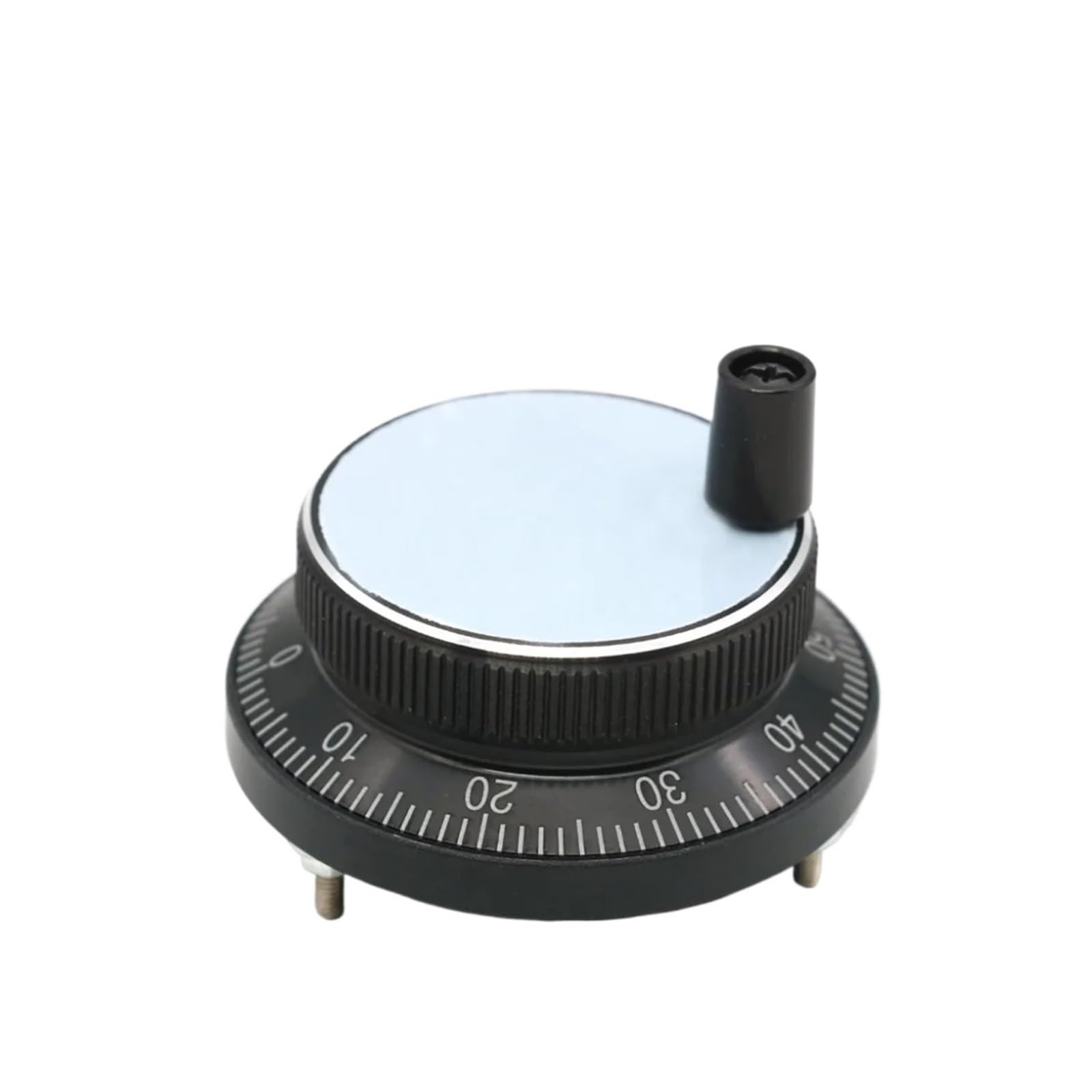 Wudcw 24V-4Pin-100Pulse Black Pulser Handwheel 5/12/24V 4/6Pin Pulse 100 Manual Pulse Generator Tangan Roda(,80Mm)