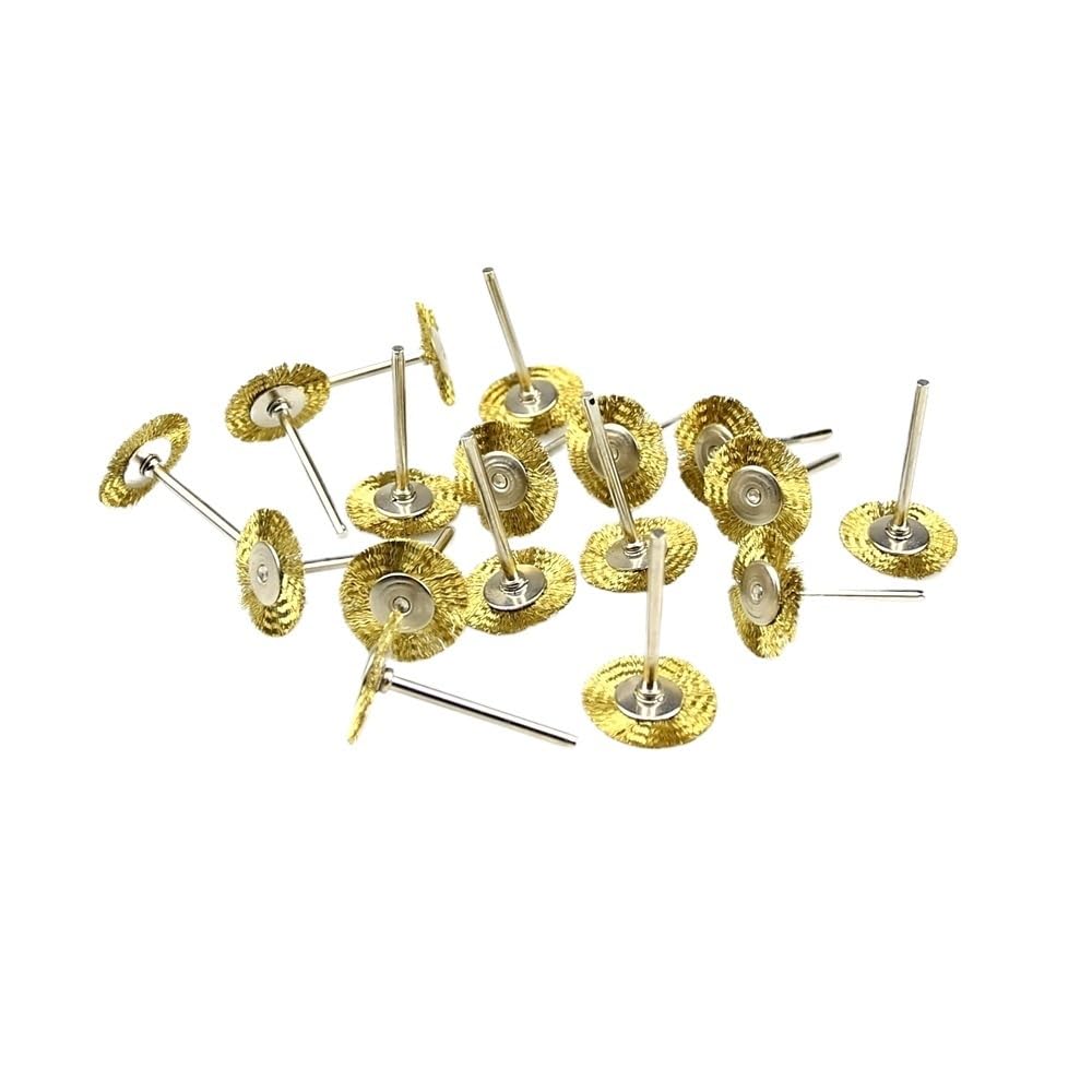 Compatibile per 100 spazzole rame gambo 3mm trapano manuale