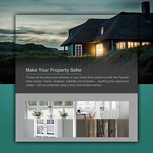 120 Db Loud Door And Window Open Alarm Sensor 3 Pack For Kids, Dementia Patients Safety, Wireless Security Alarms Keep Your Home, Pool, Cabinet, Business Safe #TOP5