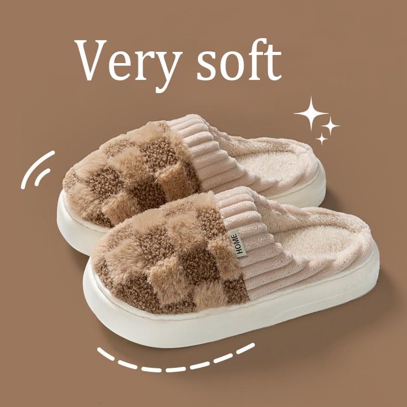 Adult slippers, flower slippers, plush slippers, cute home slippers2