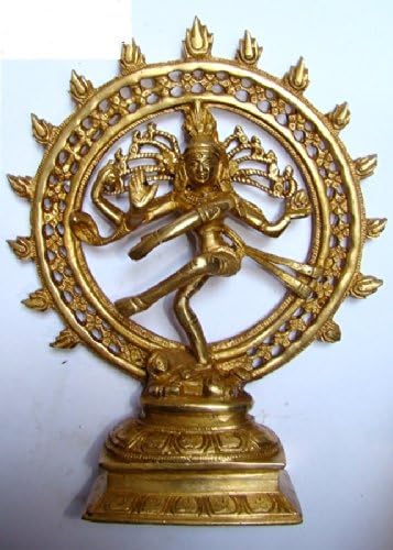 Shiva (Natraj) - Estatua de latón - Hecho en la India (9.5