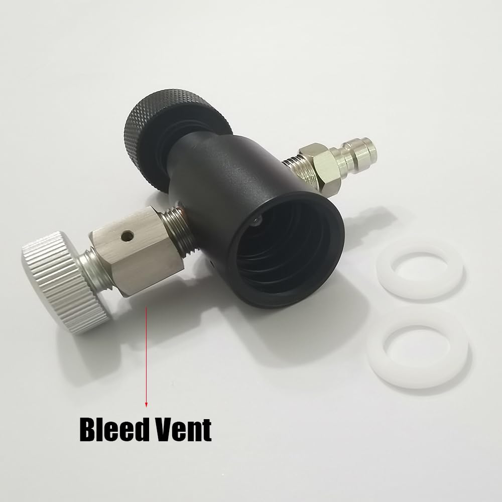 Aopkeo CO2 Tank Refill Adapter - 52 Inch Hose, CGA320 Connector For Soda Machine