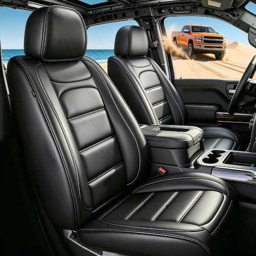 Fit for Chevy/Chevrolet Silverado Seat Covers 2007-2026 1500 2500HD 3500HD