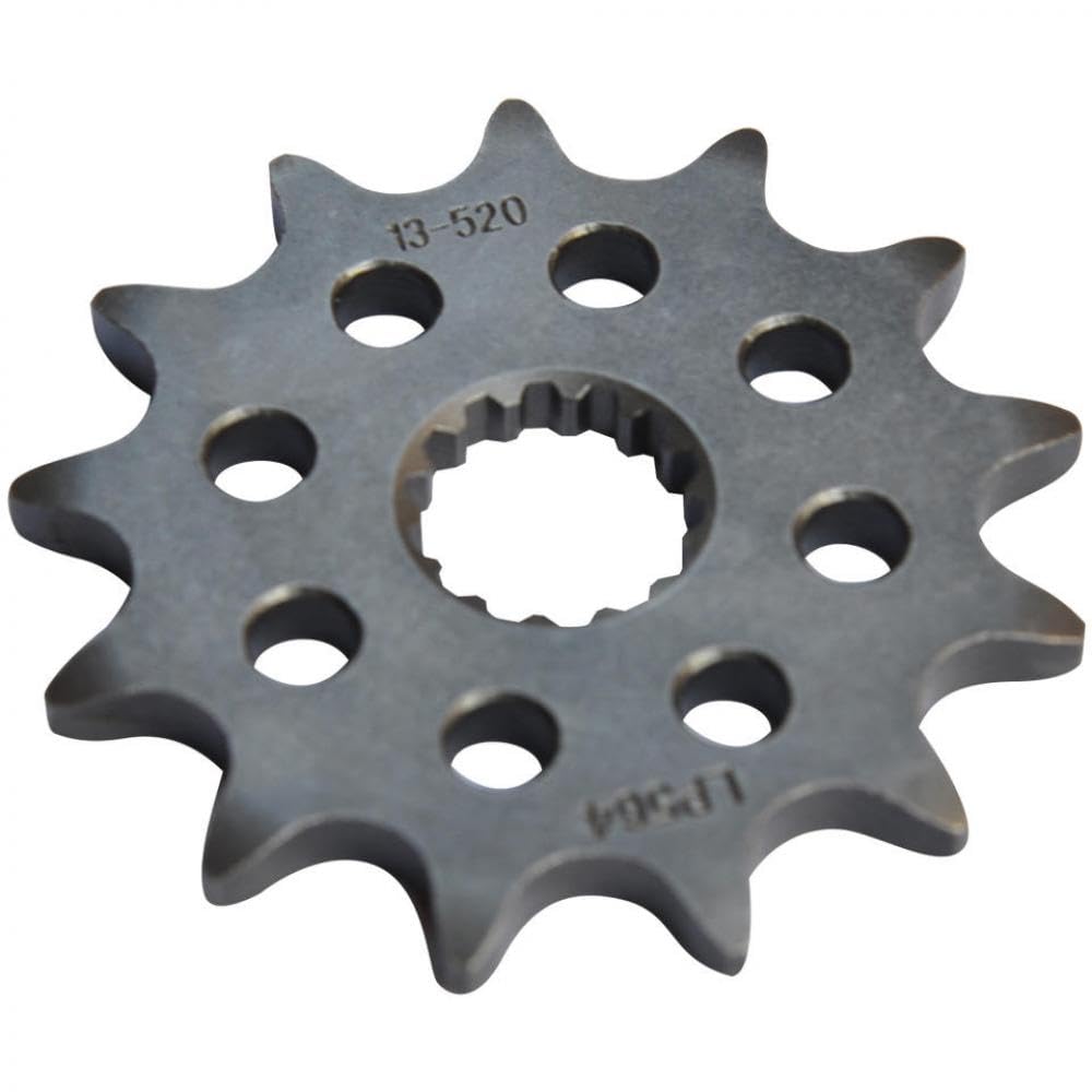 520-13T Front Sprocket Compatible With Motorcycle Models YZ125 T U W A B D E F G H J K L M N P R S 1987 2004 XVS125 Drag 2000 2004 For Part Number 520-13T(13T)