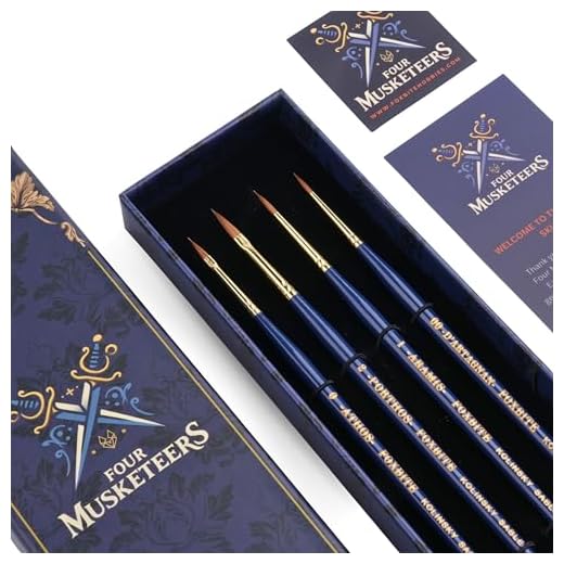 Kolinsky Sable Brush Set for Miniature Painting