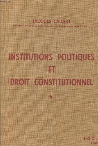 Télécharger Institutions politiques et droit constitutionnel Livre PDF Gratuit