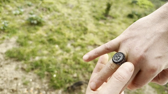 KAMBO Grim Reaper Skull Ring - Handmade 925 Sterling Silver Gothic Ring For Men
