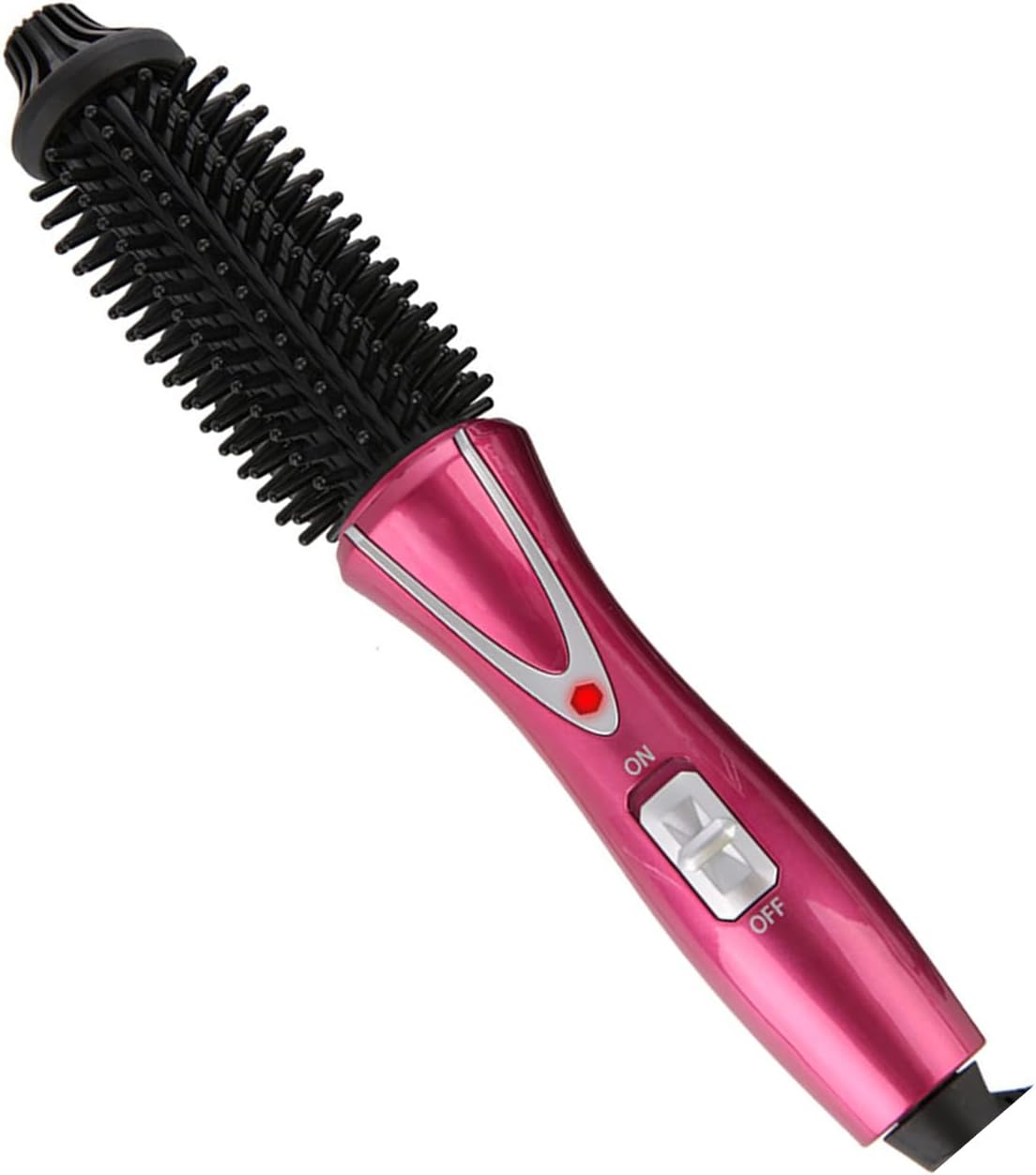 Zerone 1 1/2 Inch Volumizing Hot Air Hair Curling Brush, Portable Folding Electric Hair Styling Tool