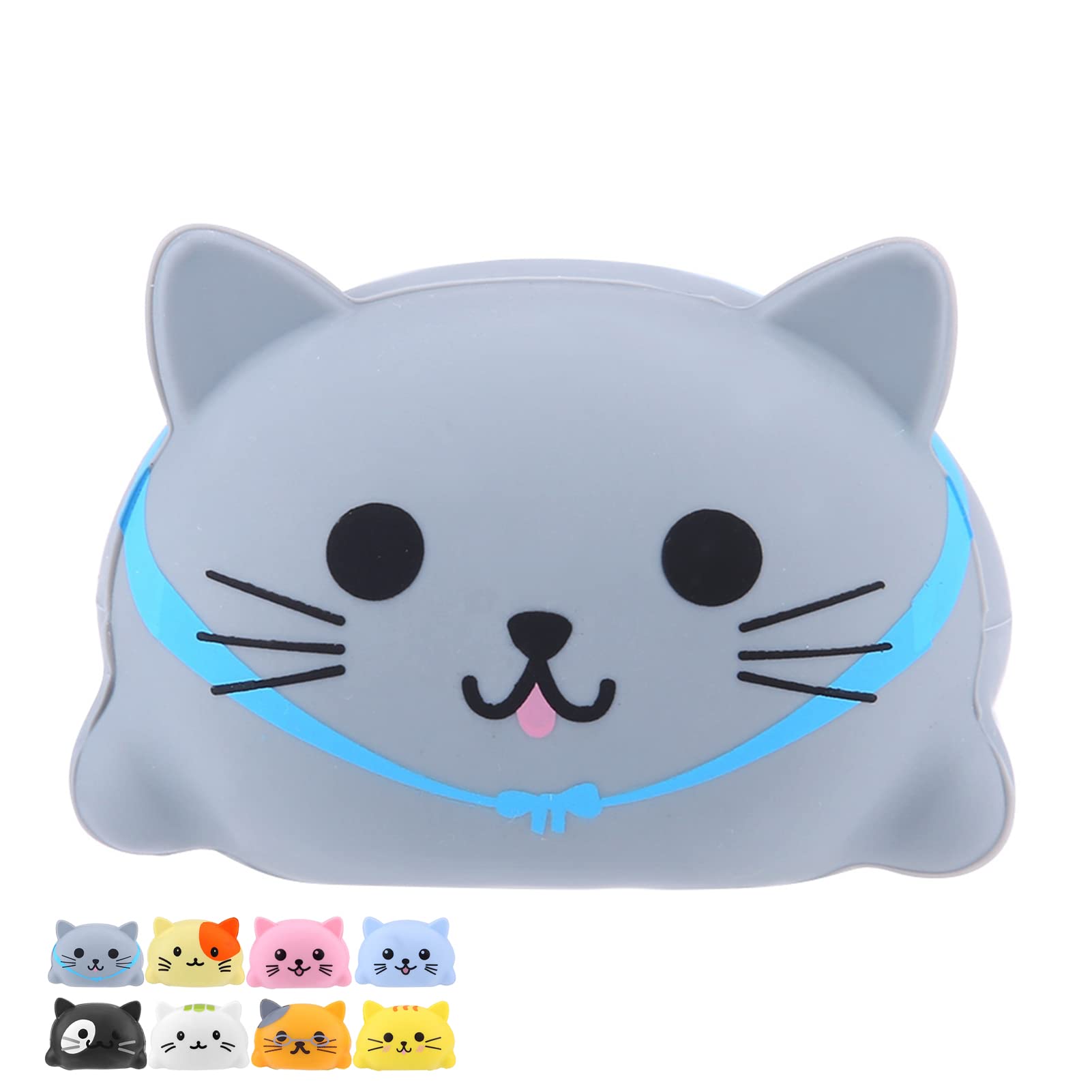 Generic Juego Musical de Silicona, 8 Uds., Juguete de Aprendizaje de Piano para Niños y Familias con Gatos y Perros Sensibles Al Tacto, Juego de Sonido a Escala 8 (Gato)
