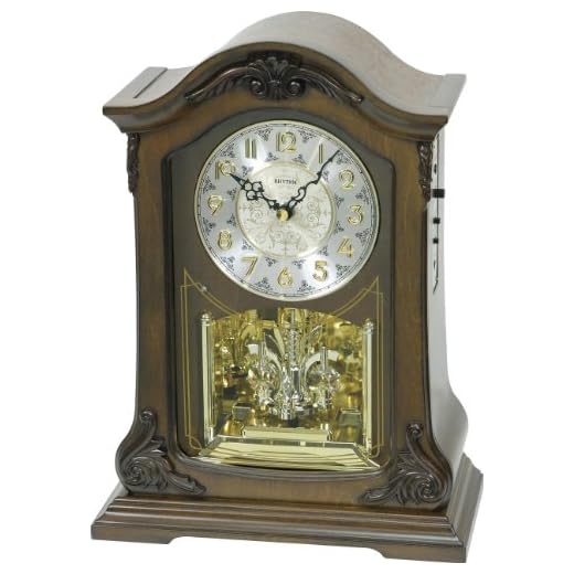 Rhythm Clocks "American Pride" Wooden Musical Mantel Clock