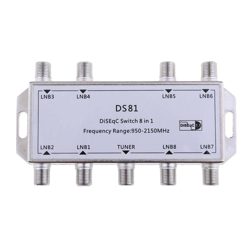 Satellite Switch Max 8 Output Multi Video Path Multi Switch Ds81 Silver-picture-28