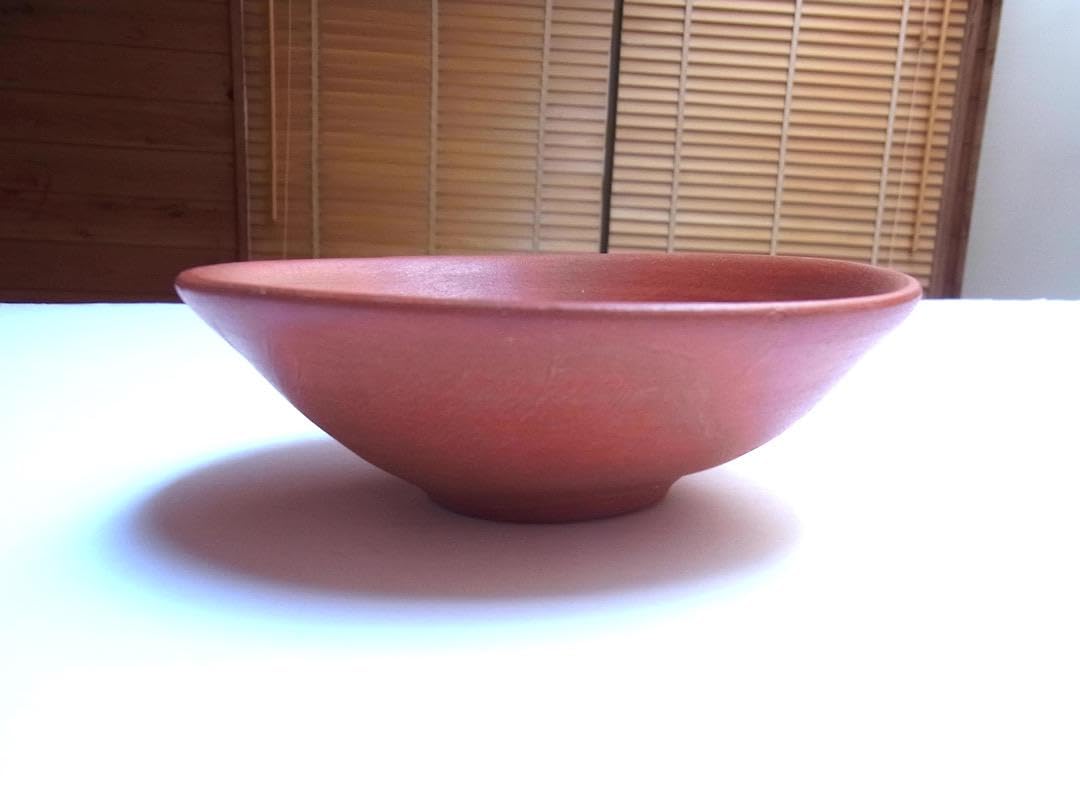 熊谷幸治　土器　26センチ　焼き締め 送料無料】熊谷幸治｜土器（盛り鉢・黒）