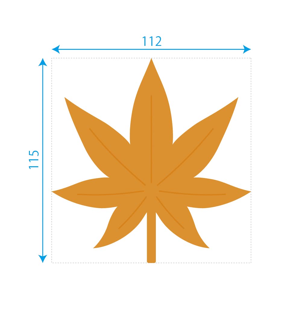 Amazon | ディスプレイカード ＜もみじ＞2色（濃い赤／朱色） 各50枚