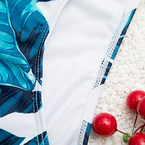 Biquíni feminino LIOOBO com Pompons de duas peças, cintura alta, costas nuas, tamanho G