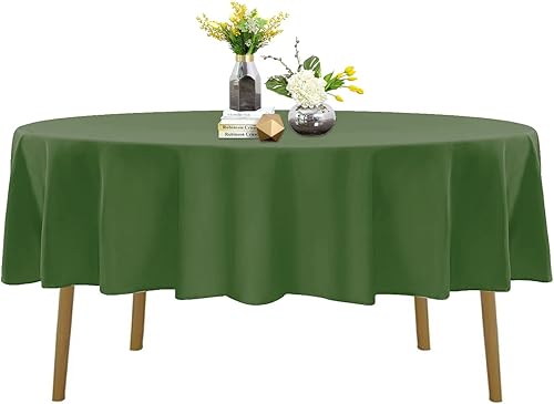 Mantel rectangular 60102 60102 Willow, mantel de poliéster lavable, resistente a las manchas y a las arrugas, mantel de tela decorativa para mesa de