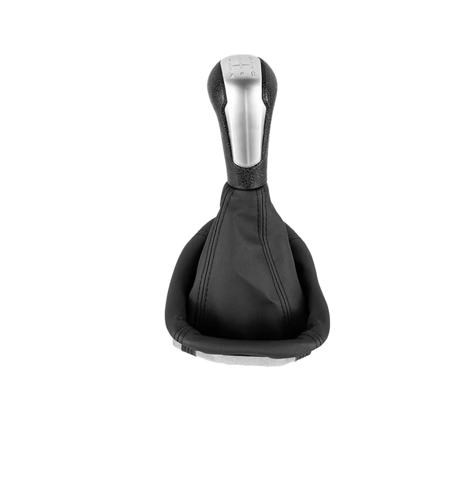 GHQFROP Transmission Gear Shift Knob for Chevrolet for Matiz for Spark M300 2011 2012 2013 2014 2015 2016 Car Accessories 5 Speed Manual Gear Shift Knob Car Gear Stick Knob(Silver Knob Suit)
