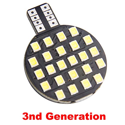 20x Super Bright 921 194 T10 LED Bulb, Pure White 12V 24-SMD Wedge Lamp For Boat RV Trailer Camper Motorhome Ceiling Dome Interior Light (Pack of 20) - Thumbnail 5