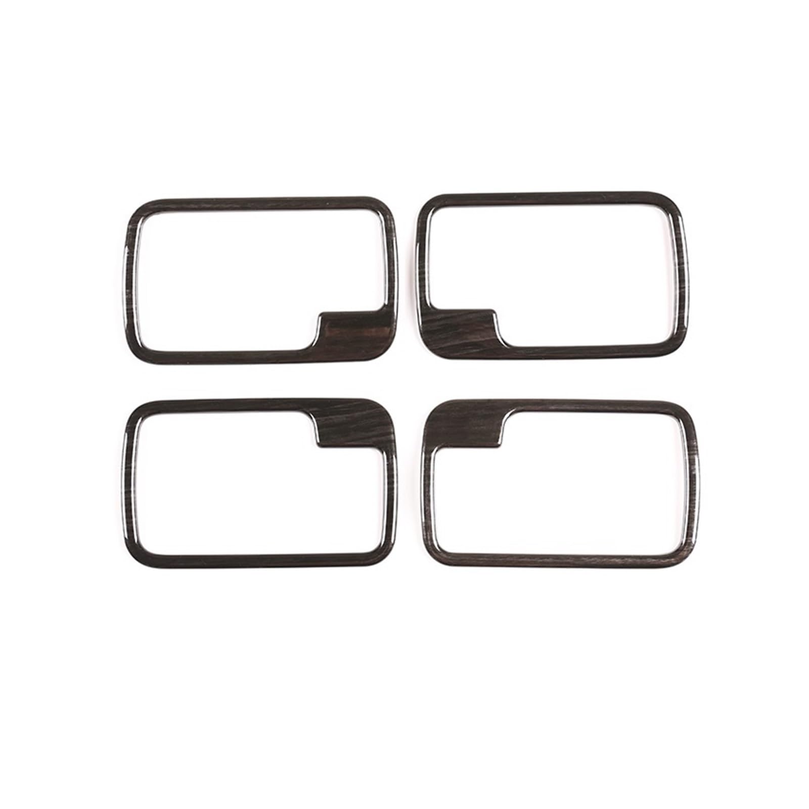 Car Black Wood Interior Decoration Trim Frame Compatible for Land Rover Discovery 3 LR3 2004-2009 Accessories Chrome ABS(3-2type)