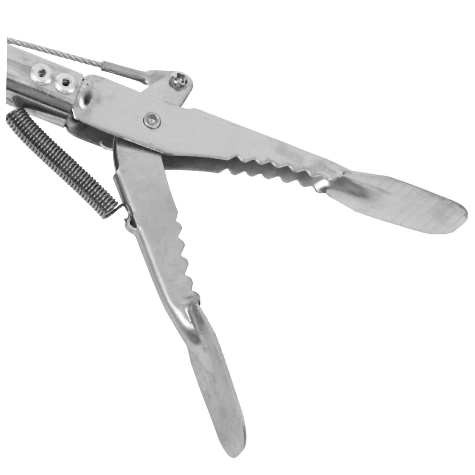 Pinza di Presa in Metallo Pieghevole per Uso Quotidiano, Morsetto Durevole per Anziani e Pazienti Allettati, Accessorio Pratico e Facile da Riporre