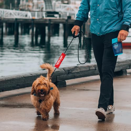 Rescue I Need Space Funny Red Dog Leash Sleeve Wrap Dog Walking Accessory  Pet Birthday Gift  Gift for Dog Owner and Lover  Cucciolini Doodles Rescue i need space funny red dog leash sleeve wrap dog walking accessory  pet birthday gift  gift for dog owner and lover   cucciolini doodles