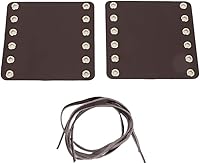 Vista 11 de 2 fundas de cuero para manillar de motocicleta con correa, almohadillas de agarre calentadas para motocicleta, accesorios de modificación (negro)