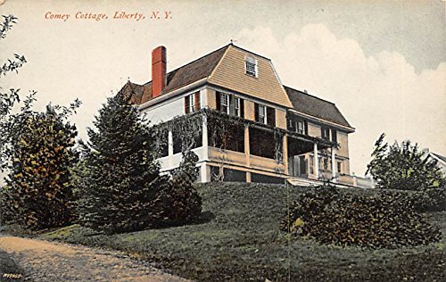 Comery Cottage Liberty, New York, Postcard