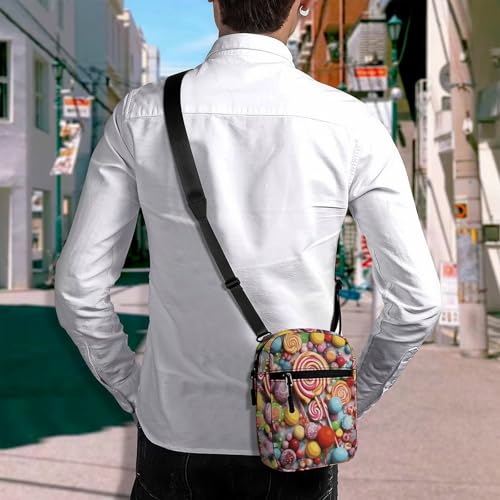 Personalized Small Crossbody Bag Water Resistant Messenger Bags Mini Candy Printing SlingBag For Men Women4