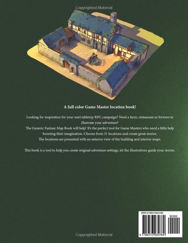 Generic Fantasy Maps: Generic Fantasy Maps for Game Master - Collection of 31 full-color locations for Tabletop RPG (Tabletop Role Playing Game) (Fantasy Maps for RPG) - Image 2