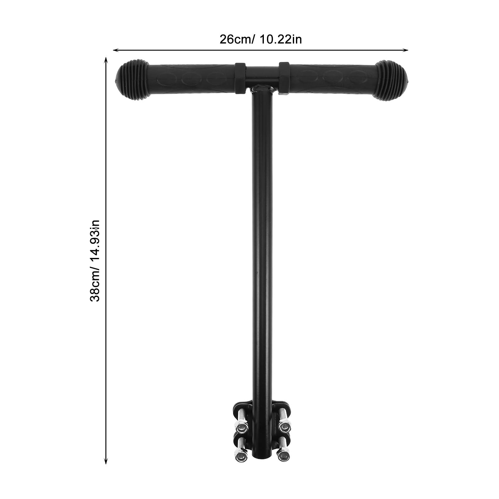 BESPORTBLE Kinderwagen Griffverlängerung aus Edelstahl 45cm Durchmesser Ergonomischer Ersatzgriff für Bollerwagen und Einkaufswagen Einfache Montage für Eltern bei Spaziergängen
