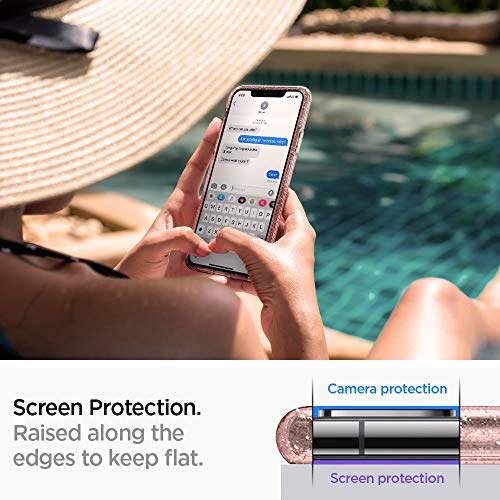 Image of Spigen Liquid Crystal Glitter Designed for Apple iPhone 11 Pro Max Case (2019) - Rose Quartz