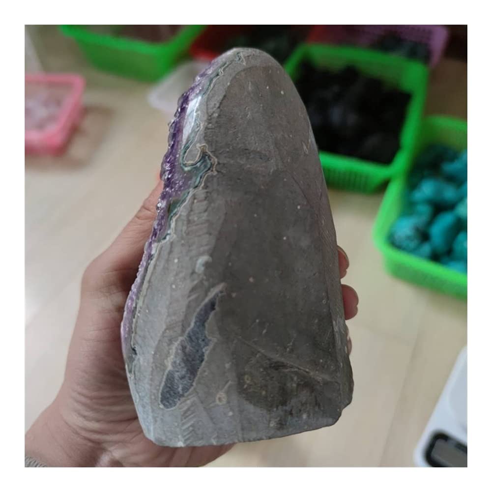 Cristal Natural en Bruto For 1kg Gran Amatista Racimo Geoda Cristal Cuarzo Corte Base Amatista Espécimen Uruguay