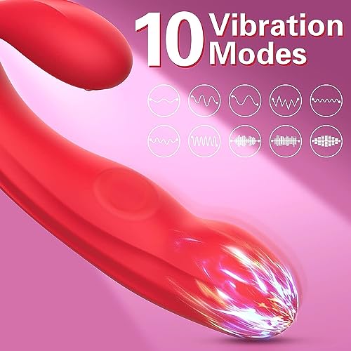 Vibrator Sex Spielzeug für Paare Vibration für Frauen Dildo mit 10 Vibrationen & 5-Flattermodi G Punkt Erotik Sex Spielzeug für die Frau Vibratoren Sexspielzeug für Frauen Solo Sex Toys – Bild 3